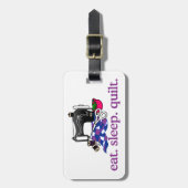 キルト(機械) ラゲッジタグ (正面縦)