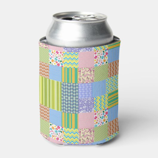 キルト 缶クーラー (缶正面)