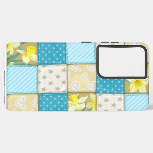 キルト SAMSUNG GALAXYケース (左側面)