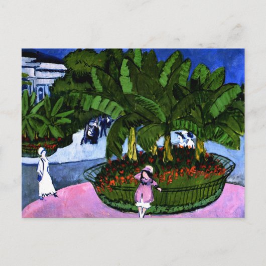 キルヒナーダスボスケット – アルベルトプラッツインドレスデン ポストカード (正面)