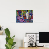 キルヒナーモダンボヘミア ポスター (ホームオフィス)