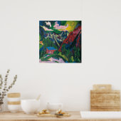 キルヒナー語 – 山 ポスター (キッチン)