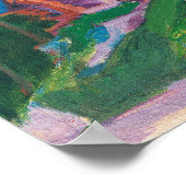 キルヒナー語 – 山 ポスター (角)