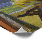 キルヒナー – エーリッヒ・ヘッケルとスタジオでのモデル1... ポスター (角)