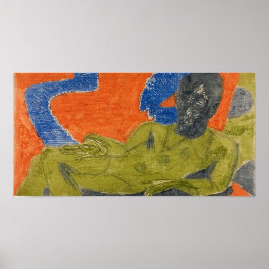 キルヒナー - オットー・ミューラー肖像 ポスター (正面)