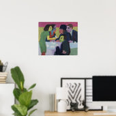 キルヒナー – シーン・アット・ア・カフェ ポスター (ホームオフィス)