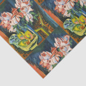 キルヒナー ピンクのバラ 表現主義 花の芸術 薄葉紙 (詳細)