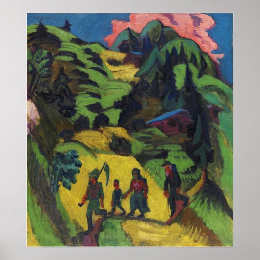 キルヒナー – ホームホーム今年1918 ポスター (正面)