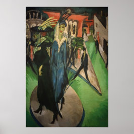 キルヒナー – ポツダマープラッツ ポスター