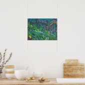 キルヒナー – ランドスケープ短剣 ポスター (キッチン)