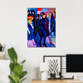 キルヒナー – 1926年通りシーン ポスター (ホームオフィス)