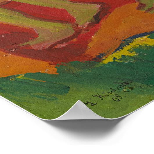 キルヒナー – Bather 1910 ポスター (角)