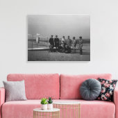 キルポートレートのグライダーの前 キャンバスプリント (インサイチュ (リビング))