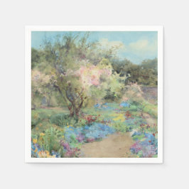 キルマリーの庭園（Mildred Anne Butler著） スタンダードカクテルナプキン