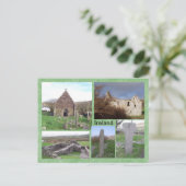 キルマルケダール中世サイト，ケリー，アイルランド ポストカード (スタンド正面)