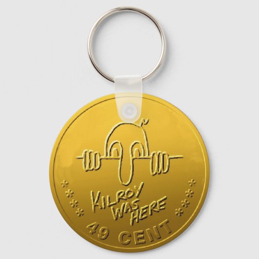 キルロイはここにいた キーホルダー (正面)