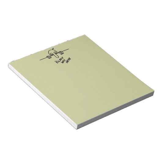 キルロイはここにいた ノートパッド (アングル)