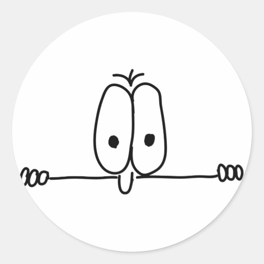 キルロイはここにいた ラウンドシール (正面)