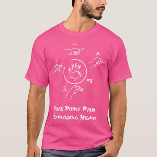 キル・ビル – Five Point Palm Explodingハート・テクニ Tシャツ (正面)