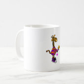 キレおもしろいフの遊ピクルボール コーヒーマグカップ (正面左)