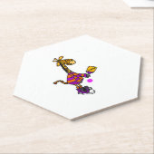 キレおもしろいフの遊ピクルボール ペーパーコースター (アングル)