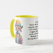 キレおもしろいムからのアドバイス マグカップ (正面左)