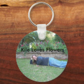 キレは花を愛する キーホルダー (正面)