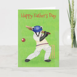 キレるアナグマの父の日カード カード