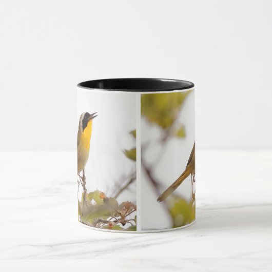 キレイなイエロースロートウイラクチョウ マグカップ (中央)