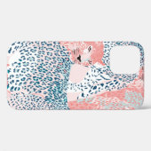 キレイなヒョウの継ぎ目のない柄、抽象芸術a Case-Mate iPhoneケース (裏面 (横))