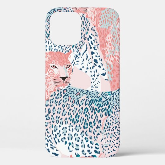 キレイなヒョウの継ぎ目のない柄、抽象芸術a Case-Mate iPhoneケース (裏面)