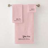 キレイなピンク感動的のタオルセット バスタオルセット (インサイチュ)