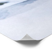 キレイなユキヒョウ ポスター (角)