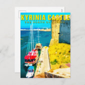 キレニア城 – キプロスの北 シーズンポストカード (正面/裏面)