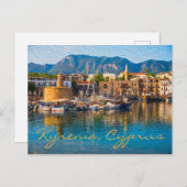 キレニア,キプロス:油絵写真 ポストカード (正面/裏面)