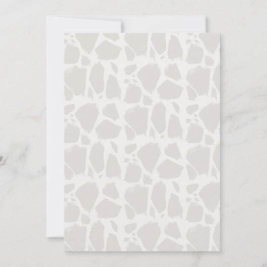 キレーフグレイージュウォーター子供の誕生日 招待状 (裏面)