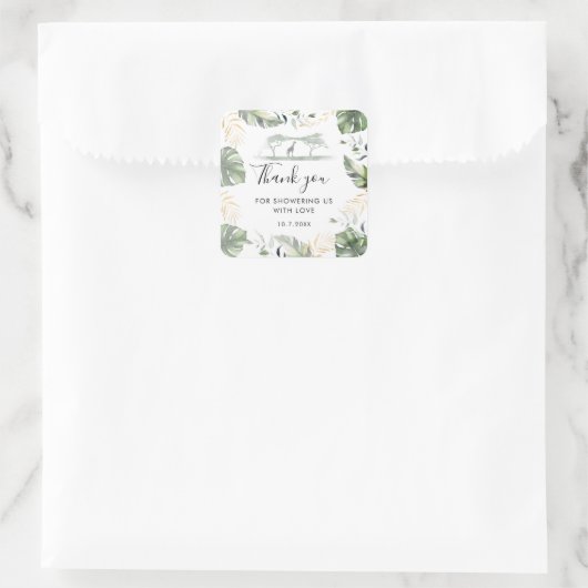 キレーフサファリパームズベビーシャワーフウィッグ スクエアシール (バッグ)