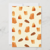 キレーフサファリベビーガールシャワー 招待状 (裏面)