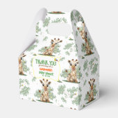 キレーフバードサファリニュートラルベビーシャワー フェイバーボックス (正面サイド)