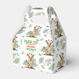 キレーフバードサファリニュートラルベビーシャワー フェイバーボックス