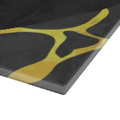 キレーフブラックアンドイエロープリント カッティングボード (角)