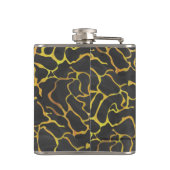 キレーフブラックアンドイエロープリント フラスク (裏面)