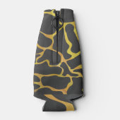 キレーフブラックアンドイエロープリント ボトルクーラー (裏面)