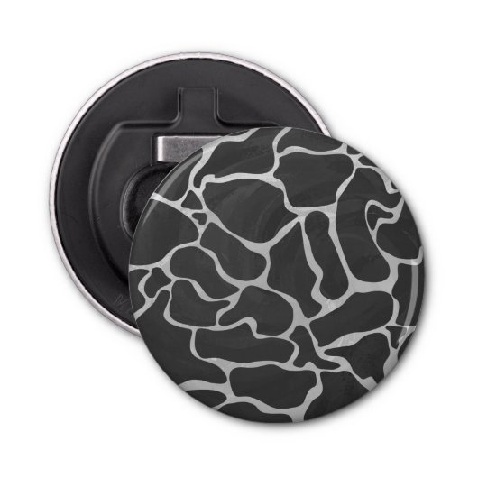 キレーフブラックアンドライトグレープリント 栓抜き (正面)