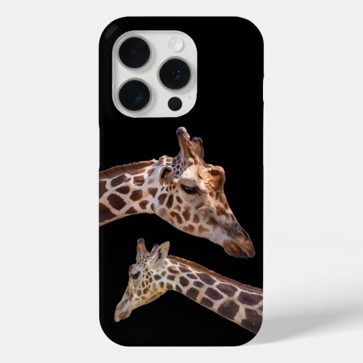 キレーフワイルドライフサファリブラック Case-Mate iPhoneケース (裏面)