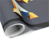 キレ走フのポップ・アートの芸術 ラッピングペーパー (ロールコーナー)