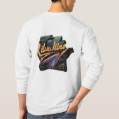 キロはっきりしたグラフィックティー Tシャツ (裏面)