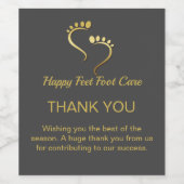 キロポジストポディアトリストペディキュア足気にビジネス ワインラベル (シングルラベル)