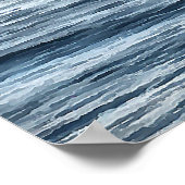 キワンダ・ハイスタック岬オレゴン州の日没 ポスター (角)