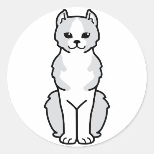 キンカロー猫マンガ ラウンドシール